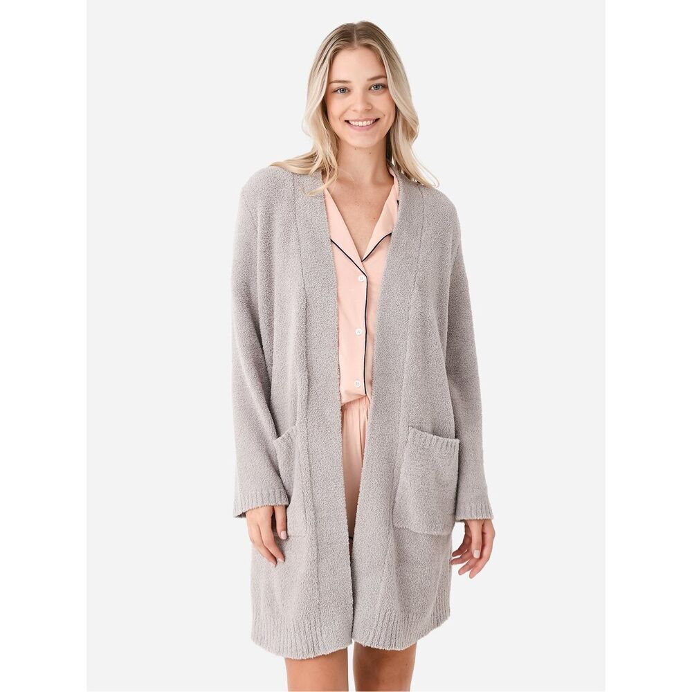 UGG Cardigan Kallie Open Front Cream Plush Knit‎ Comfy XS
